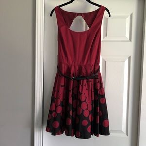 Lauren Conrad Burgundy Dress Size 12 EUC